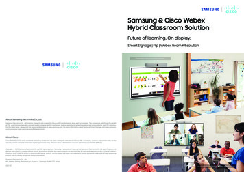 Samsung & Cisco Webex Hybrid Classroom Solution