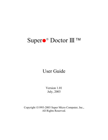 Superz Doctor III - Supermicro