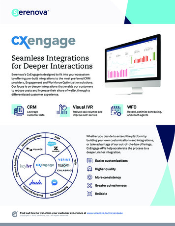 Seamless Integrations For Deeper Interactions