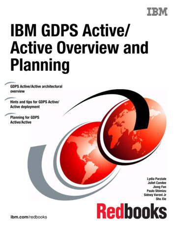 IBM GDPS Active/Active Overview And Planning