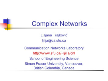 Complex Networks - SFU