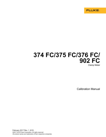 374 FC/375 FC/376 FC/ 902 FC