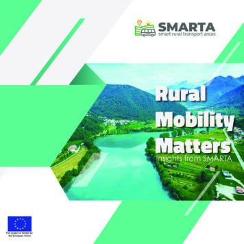 Rural Mobility Matters