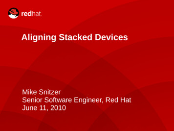 Aligning Stacked Devices - Red Hat