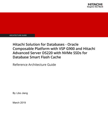 Hitachi Solution For Databases - Oracle Composable .