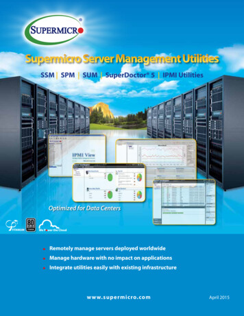 Supermicro Server Management Utilities