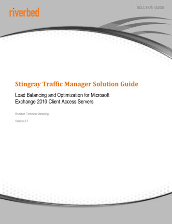 Stingray Traffic Manager Solution Guide
