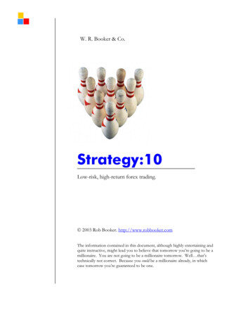 Strategy: 10 - ROB BOOKER