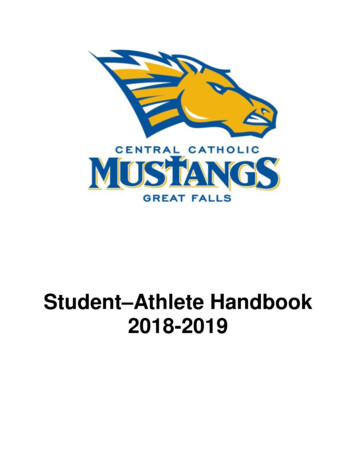 Student Athlete Handbook 2018-2019 - Great Falls Central