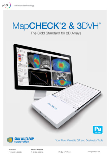 MapCHECK 2 & 3DVH - PEO Radiation Technology
