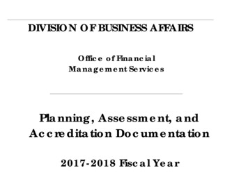 DIVISION OF BUSINESS AFFAIRS - Pvamu.edu