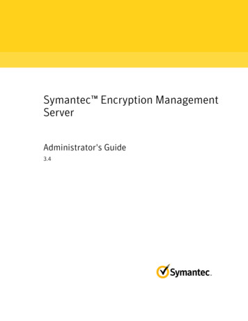 Symantec Encryption Management Server