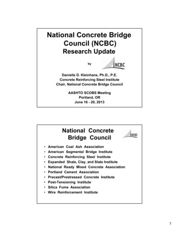 National Concrete Bridge Council (NCBC)