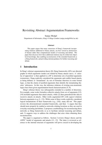 Revisiting Abstract Argumentation Frameworks