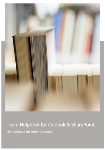 Team Helpdesk For Outlook & SharePoint