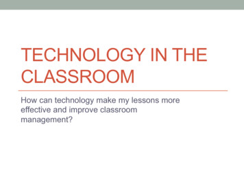 TECHNOLOGY IN THE CLASSROOM - Warrencountyschools 