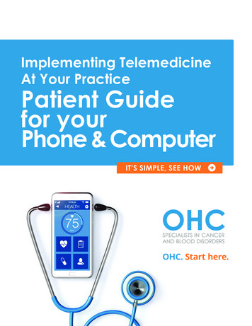 Implementing Telemedicine At Your Practice Patient Guide .