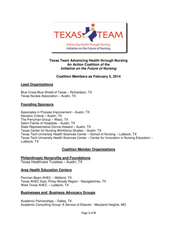 Texas Team Advancing Health Through Nursing