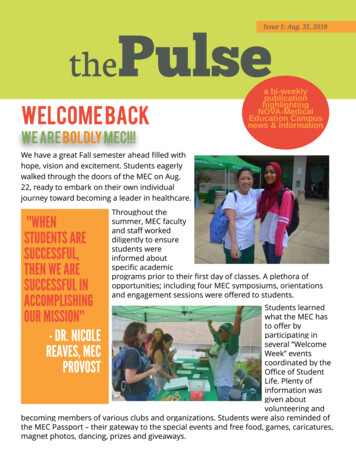 ThePulse Issue 1 - Blogs.nvcc.edu