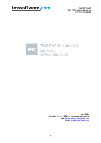 TMS FNC Dashboard Controls