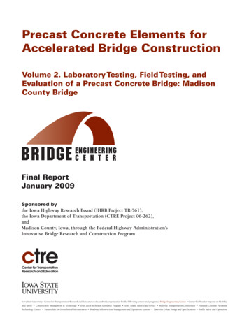 Precast Concrete Elements For Accelerated Bridge 