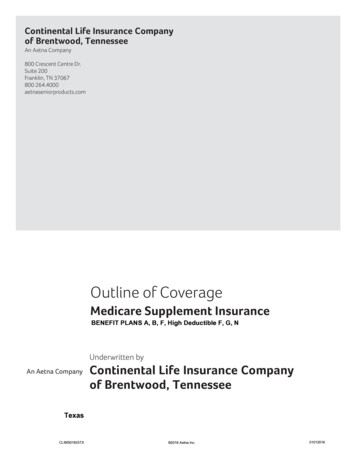 Continental Life Insurance Company Of Brentwood, Tennessee