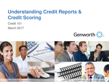 Understanding Credit Reports & Credit Scoring