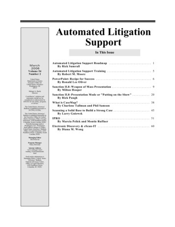 Automated Litigation Support
