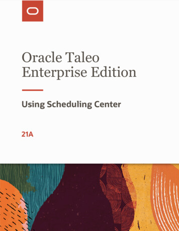Enterprise Edition Oracle Taleo - Oracle Help Center