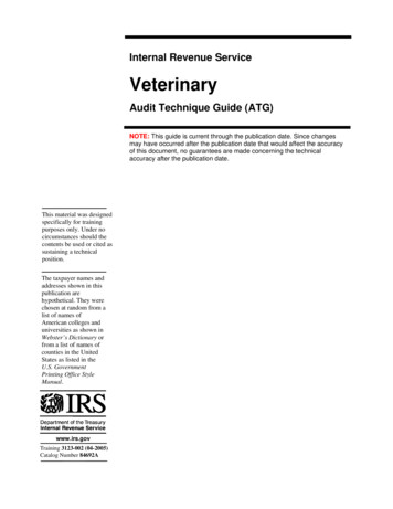 IRS - Veterinary ATG
