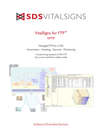 SDS VFTP: Managed FTP For Z/OS