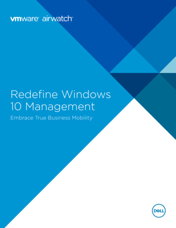 Redefine Windows 10 Management - Dell