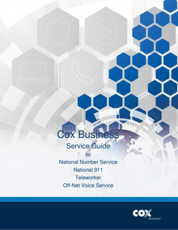 Cox Business VoiceManagerSM