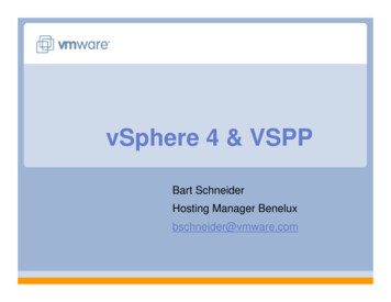 VSphere 4 & VSPP - Insight