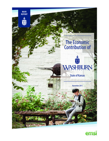 The Economic Contribution Of - Washburn University