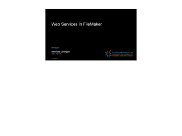 Web Services In FileMaker - Goya