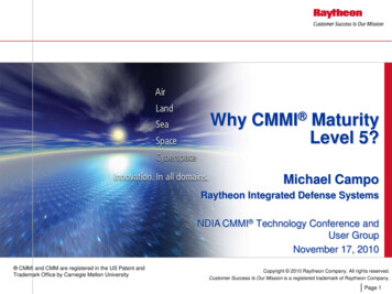 Why CMMI Maturity Level 5?