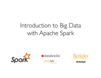 Introduction To Big Data With Apache Spark