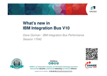What’s New In IBM Integration Bus V10 - Confex