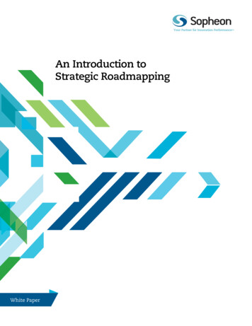 An Introduction To Strategic Roadmapping