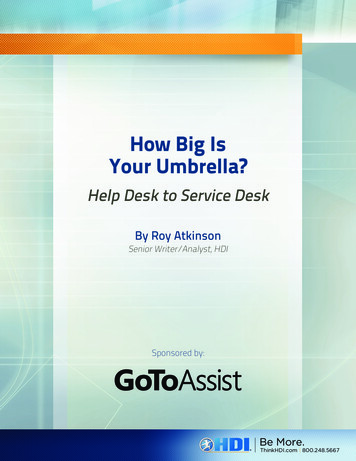 How Big Is Your Umbrella? - HDI