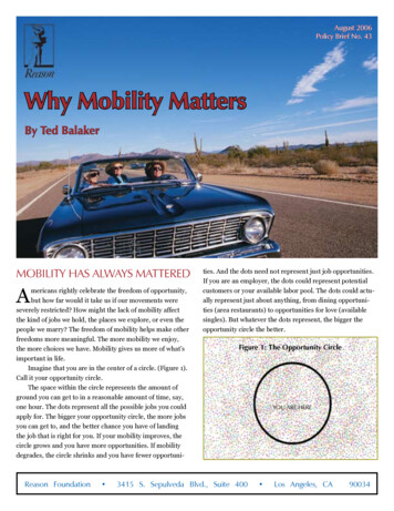 Why Mobility Matters