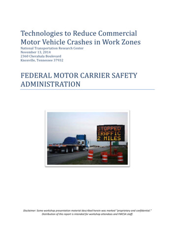Technologies To Reduce CMV Crashes In Work Zones
