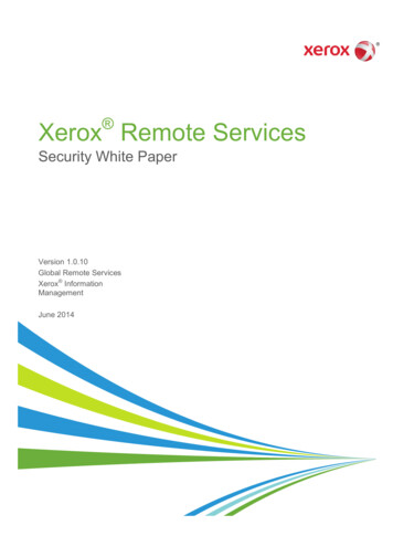 Xerox Remote Services - Office Product News