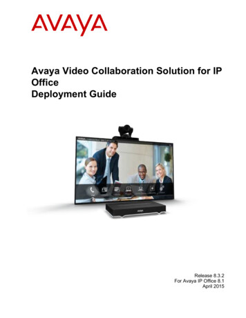 Avaya Video Collaboration Solution For IP Office .