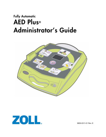 Fully Automatic AED Plus Administrator’s Guide